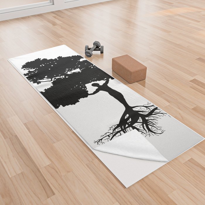 tree of life Yoga Towel