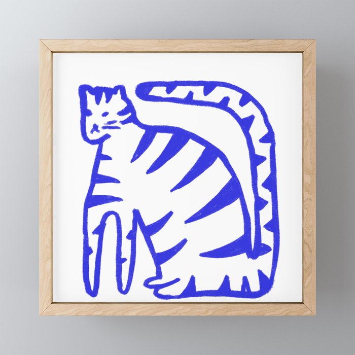 tiger Framed Mini Art Print