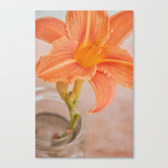 lily orange Canvas Print