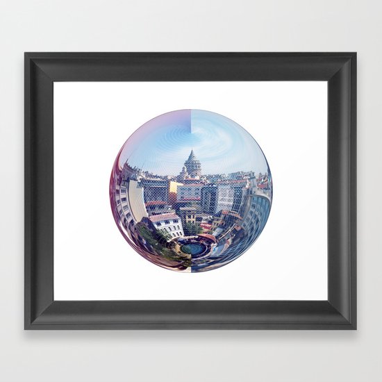 Galata Sphere Framed Art Print