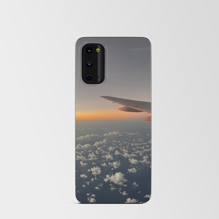 Airplane Sunset Android Card Case