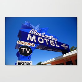 Route 66 - Blue Swallow Motel 2012 #3 Canvas Print