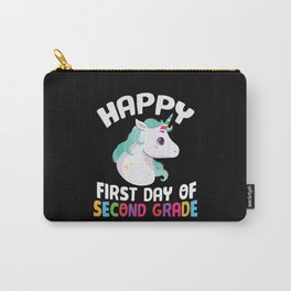 Happy First Day Of Second Grade Unicorn Carry-All Pouch