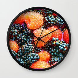 "The Mix of Berries" Cute Photo. Buy Now Wall Clock
