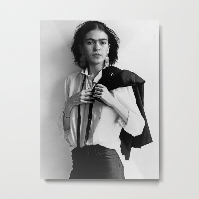 Frida Kahlo Historical Photography Metal Print
