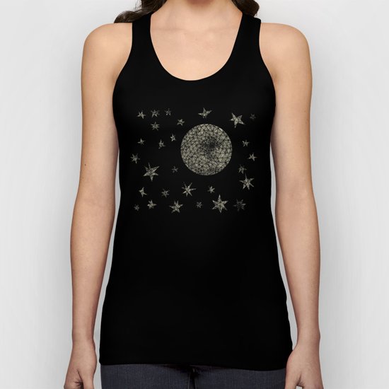 Moon and Stars Unisex Tank Top