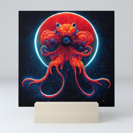 Space Octopus Mini Art Print