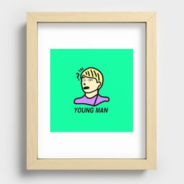 YOUNG BOY Recessed Framed Print