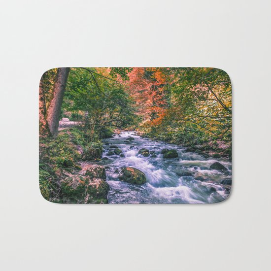 Mountain river Bath Mat