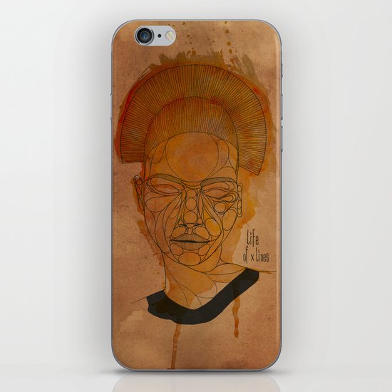 The woman with the black necklace iPhone & iPod Skin