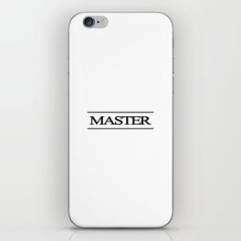 Master iPhone Skin