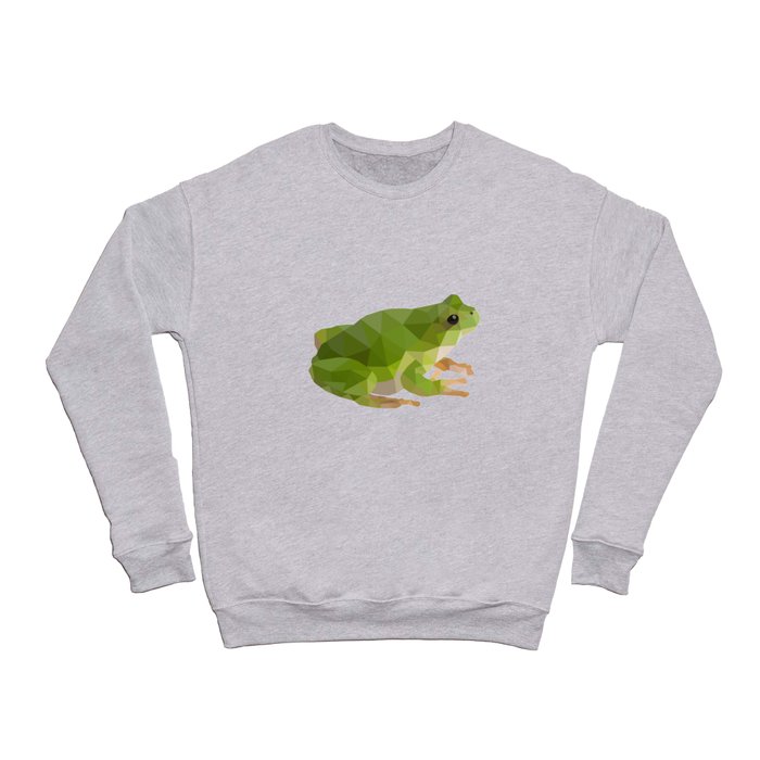 Low poly frog Crewneck Sweatshirt