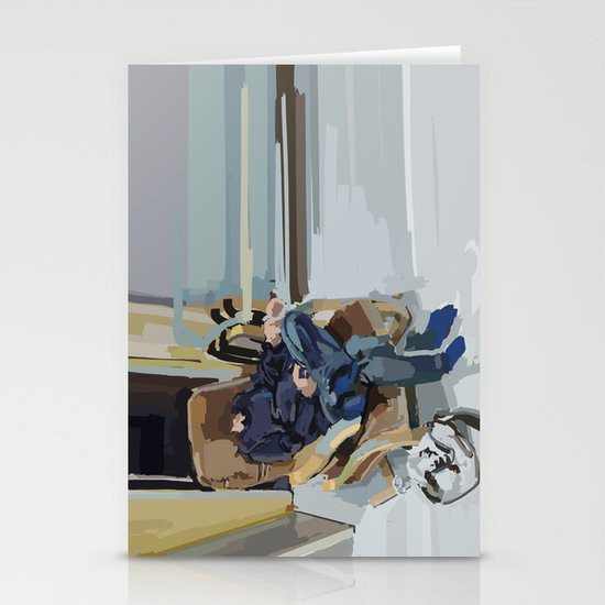 some kind of time dimension Stationery Cards