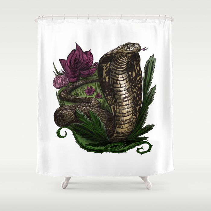 Cobra Shower Curtain