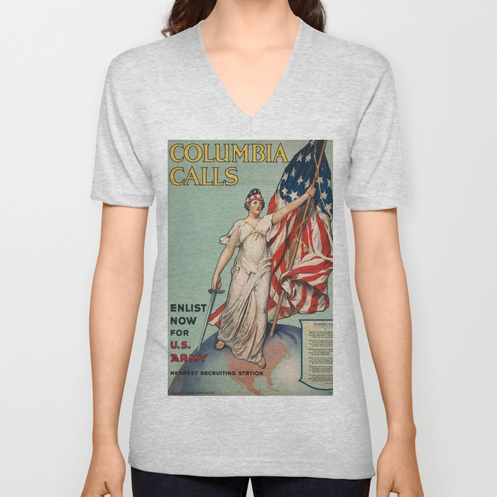 columbia v neck shirts