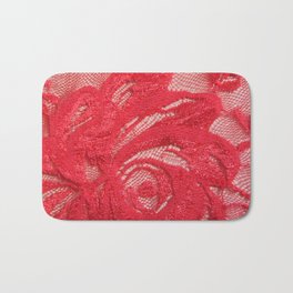 red lace Bath Mat | Texture, Sexylace, Photo, Lasoffittadiste, Redlace, Digital, Tissue, Lacepattern, Red 