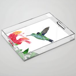 Hummingbird Acrylic Tray