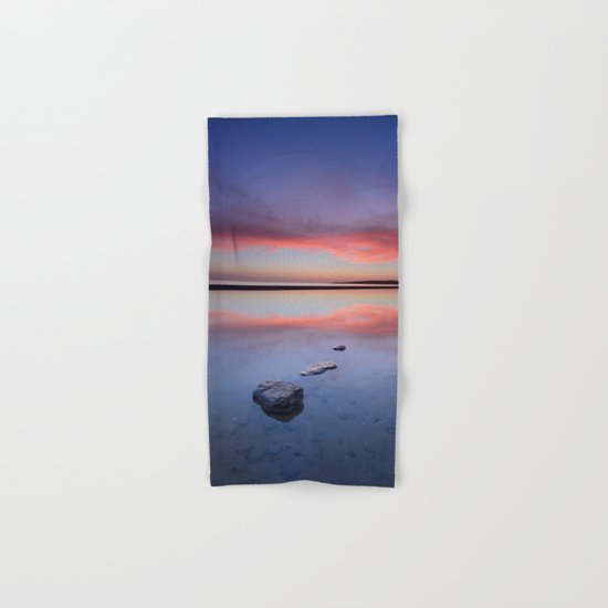 "Purple....." Tarifa beach. Hand & Bath Towel