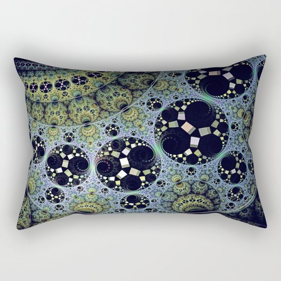 Miraculous patterns in circles Rectangular Pillow