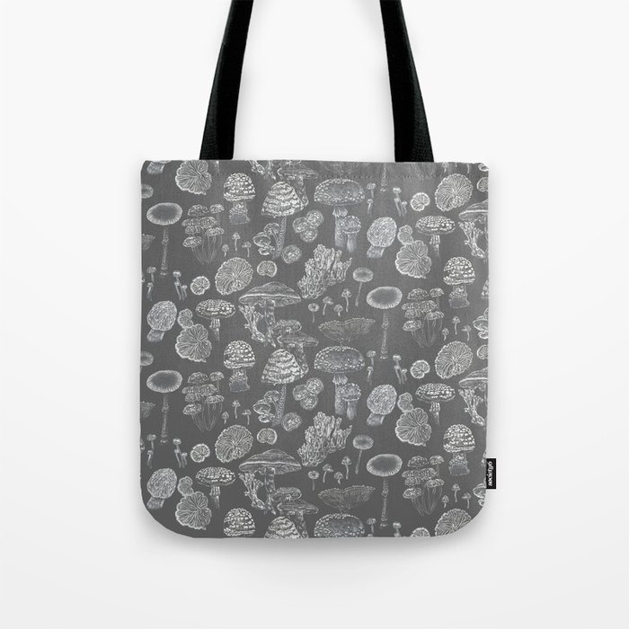Mycology Grey Tote Bag