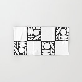 Geometric modern shapes 1 Hand & Bath Towel