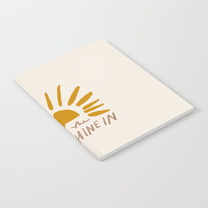 "Let The Sunshine In" | Hand Lettering Home Decor Design Notebook