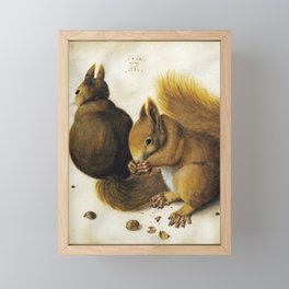 Albrecht Durer - Two Squirrels Framed Mini Art Print