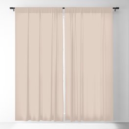 Diaphanous Light Tan Neutral Pastel Solid Color Pairs To Sherwin Williams Malted Milk SW 6057 Blackout Curtain