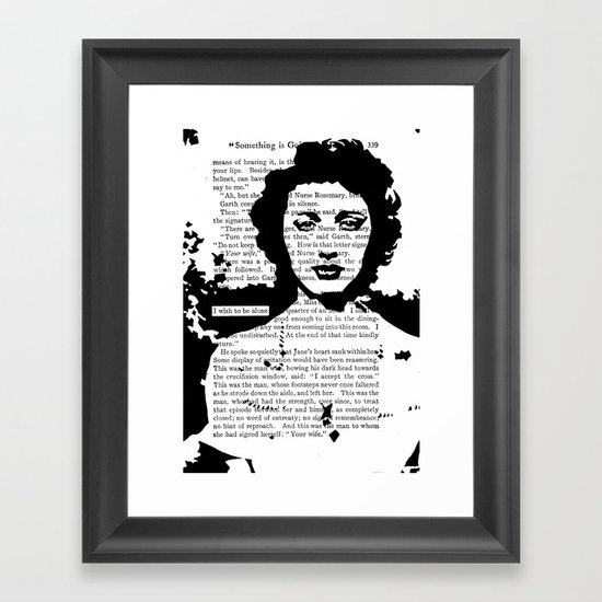 I Wish to be Alone Framed Art Print