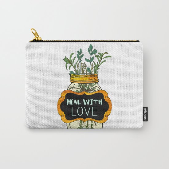 Heal With Love Carry-All Pouch