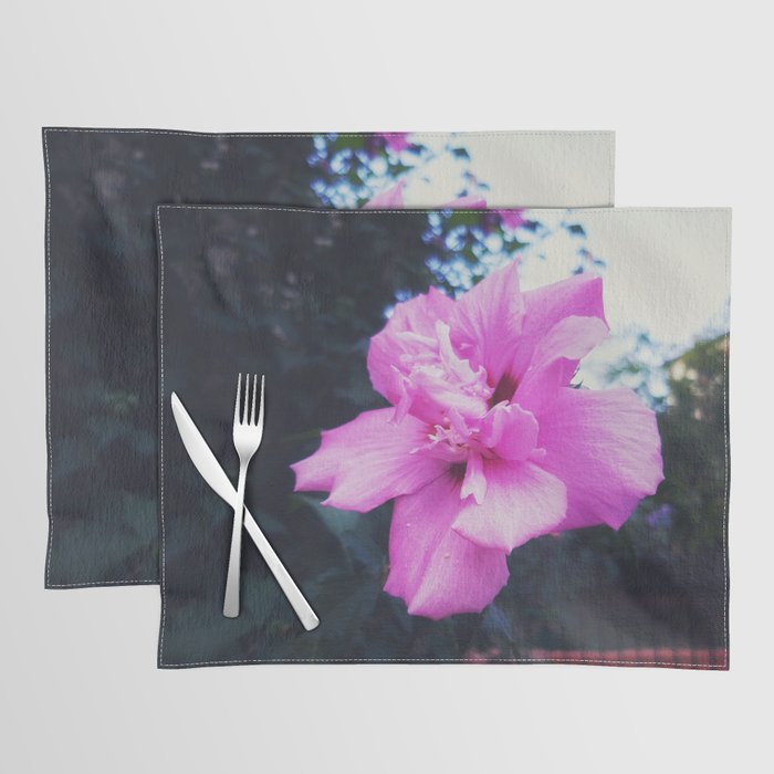 Flower pink tropical Placemat