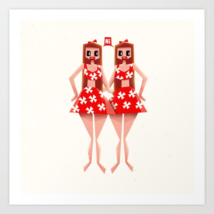 Discover the motif GEMINI by Yetiland as a print at TOPPOSTER