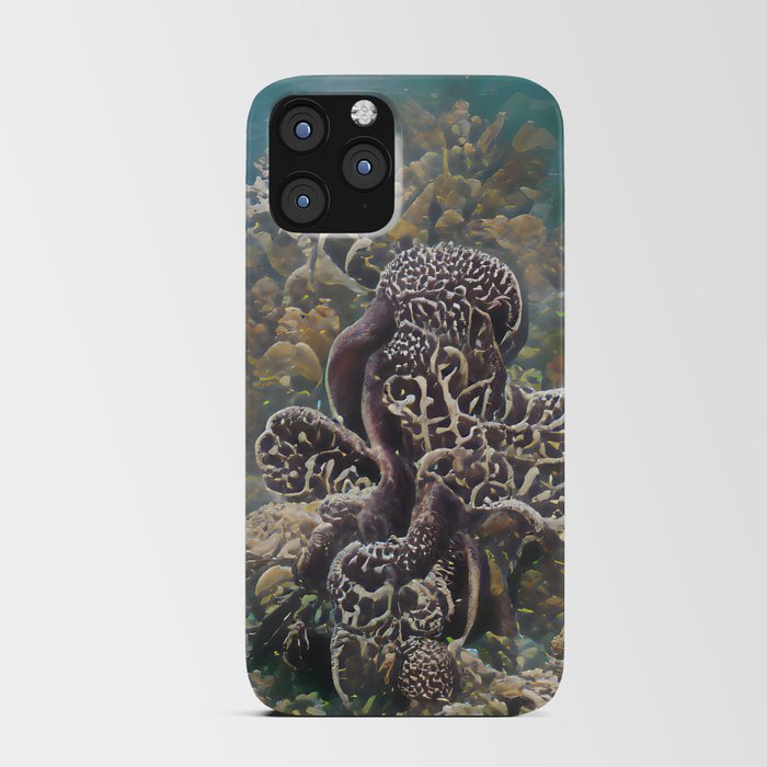 Coral Reef Abstract Aesthetic No5 iPhone Card Case