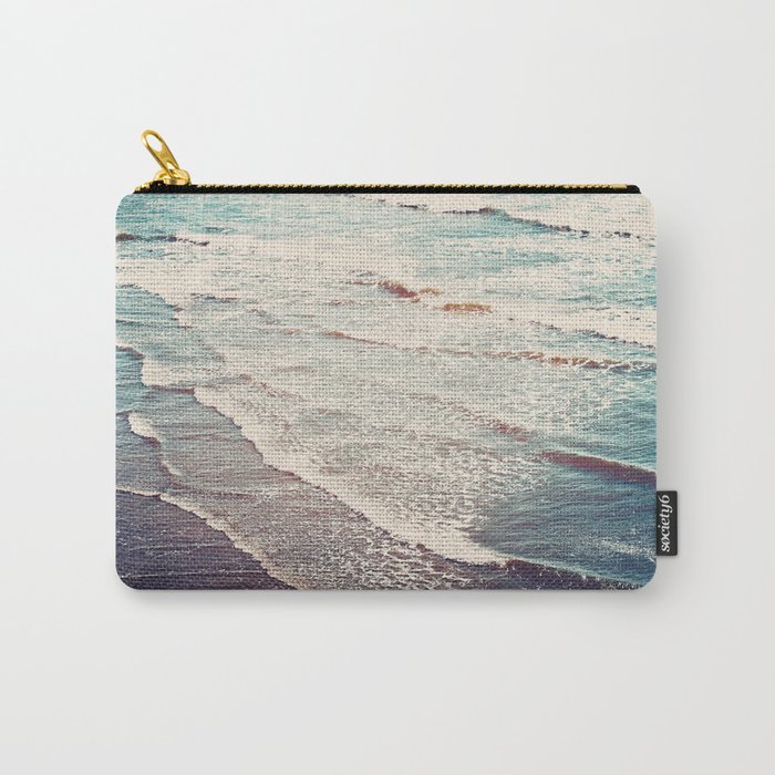 Ocean Waves Retro Carry-All Pouch