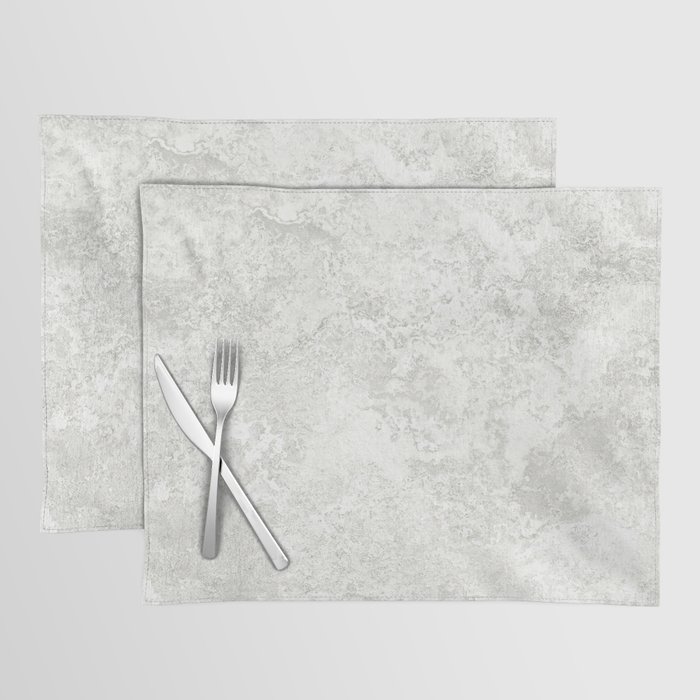 Grey White Wall Placemat