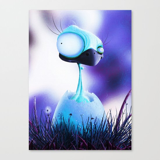 MONSTER CHICK Canvas Print