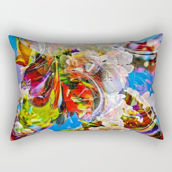 Abstract Perfekion - Spring Rectangular Pillow