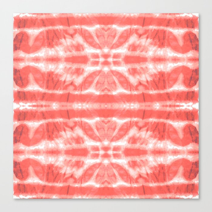Tie Dye Twos Corals Leinwanddruck Tie Dye Twos Corals Leinwanddruck