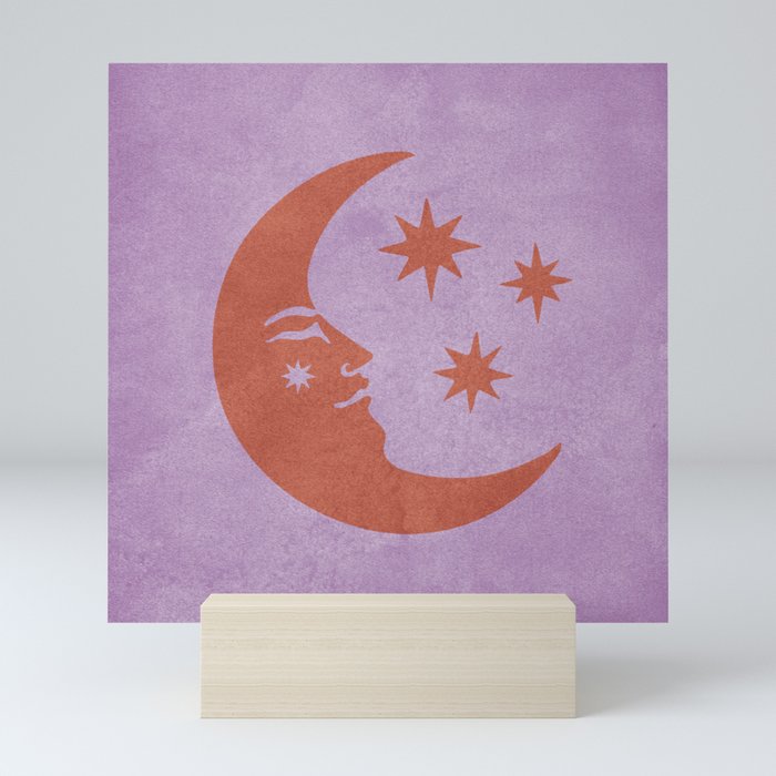 COSMIC MOON Mini Art Print