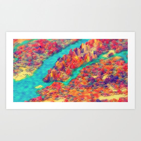 Lego New York Art Print