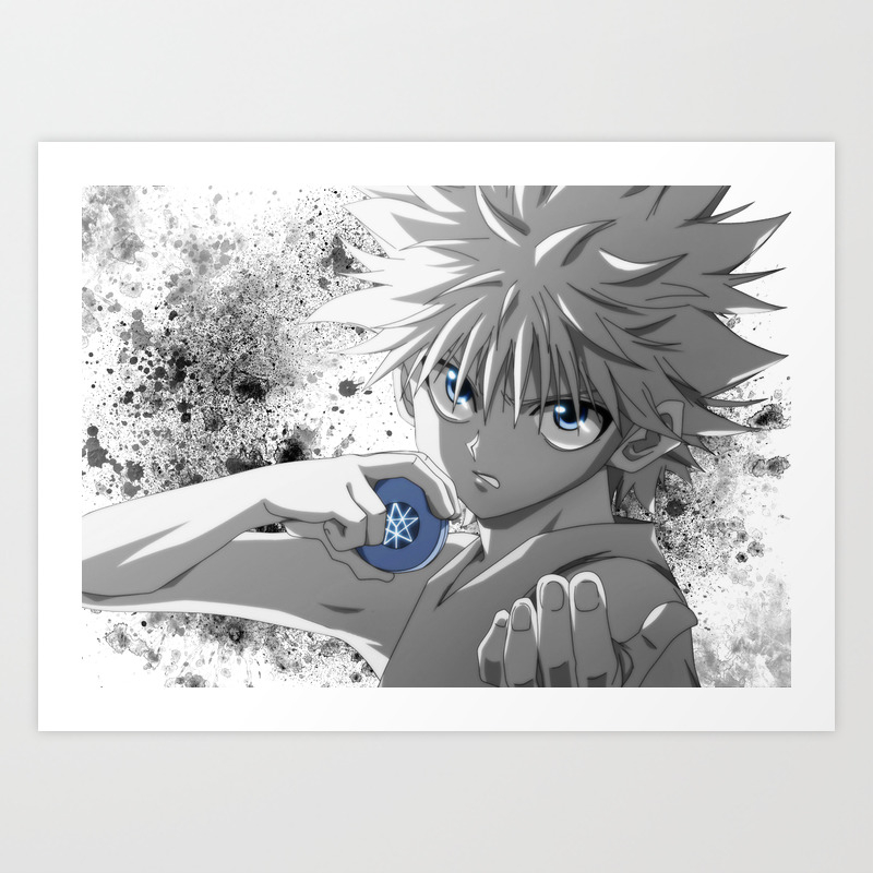 Wallpaper Hunter X Hunter Killua Zoldyck Art Print By Maxiposters Society6 HD