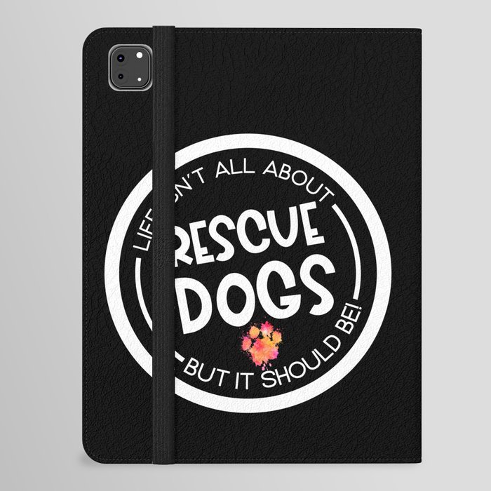 Rescue Dog Search Dog Service Dog Paw iPad Folio Case