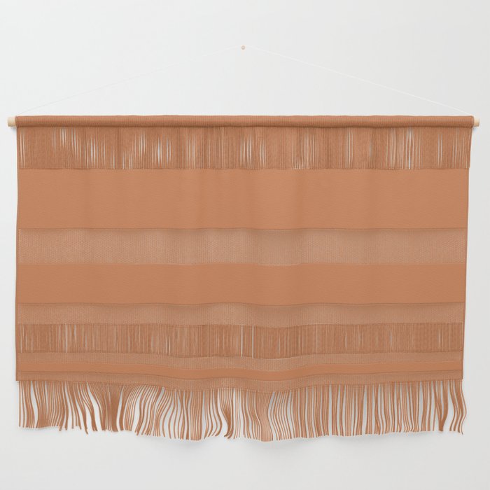 Burnt Orange Single Solid Color Coordinates with PPG Cazuela PPG17-23 Color Crush Collection Wall Hanging