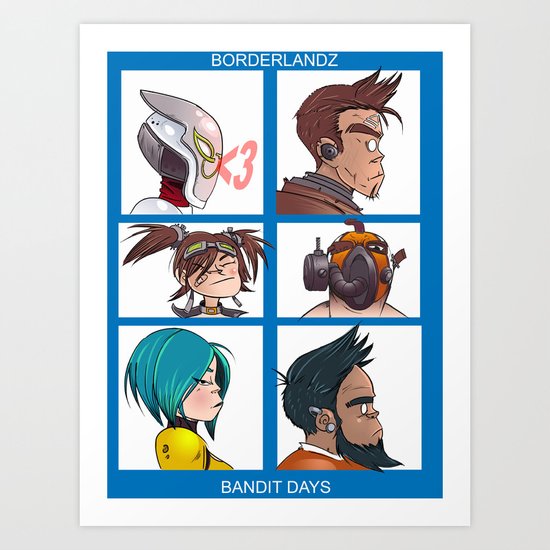 Bandit Days Art Print