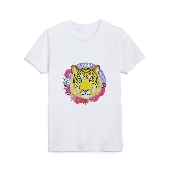 Courage tiger Kids T Shirt