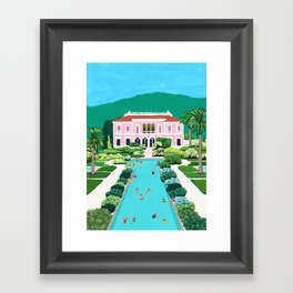 Pink Palace Framed Art Print