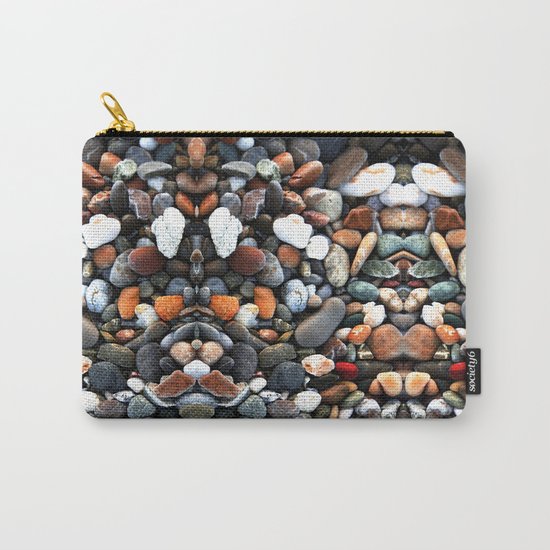 Stone multicolored Carry-All Pouch