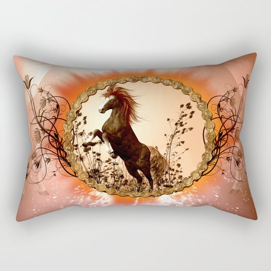 Wonderful horse Rectangular Pillow