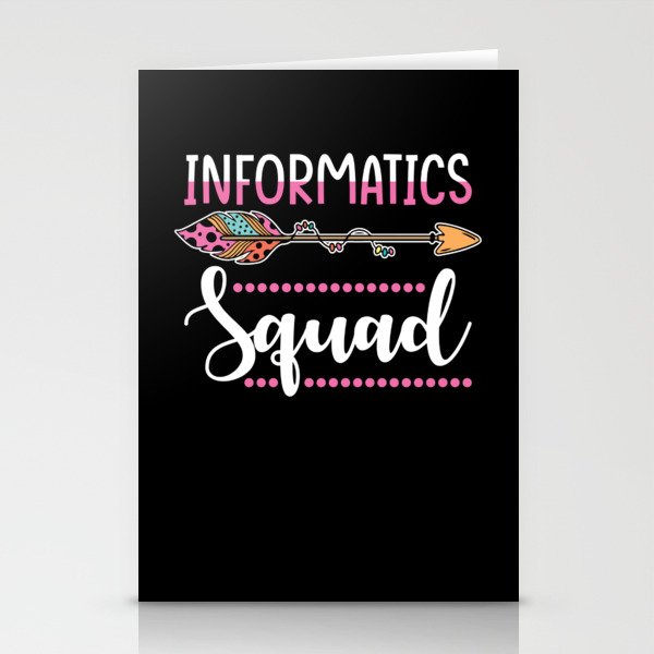 Informatics Squad Women Stationery Cards