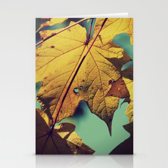 Tattered Leaves Stationery Cards